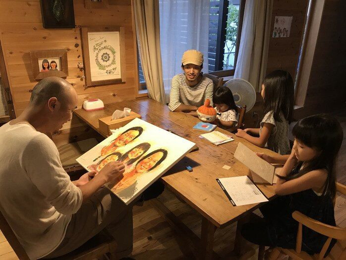 似顔絵作家笑達さん